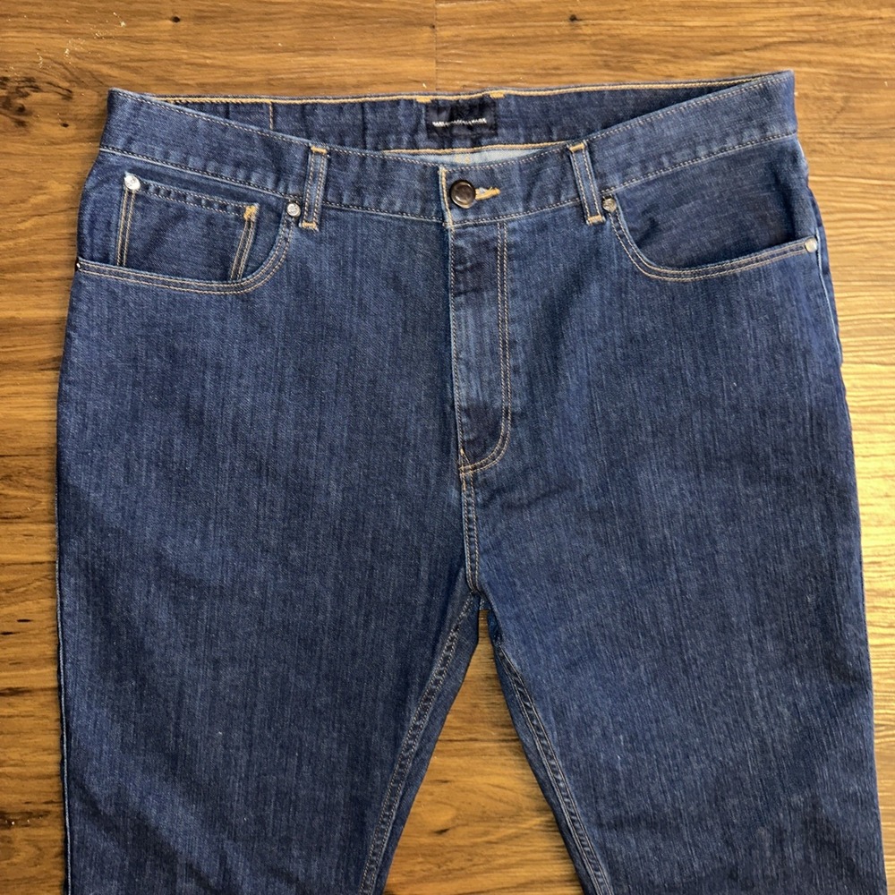 Hart Schaffner Marx Mens Jeans  Straight Leg Blue Denim Medium Wash Size 38x32